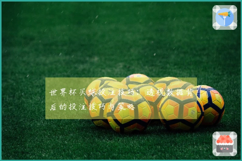 世界杯买球投注技巧：透视数据背后的投注技巧与策略