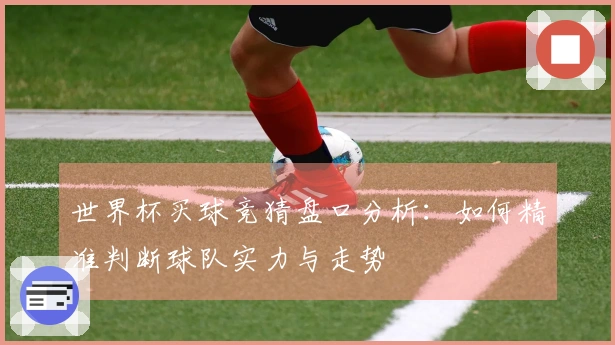 世界杯买球竞猜盘口分析：如何精准判断球队实力与走势
